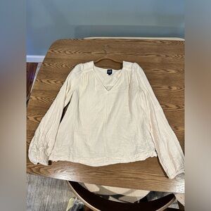 Gap gauze long sleeve top